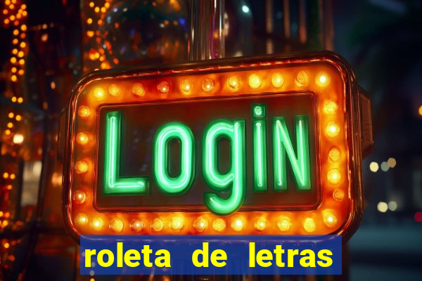 roleta de letras stop online